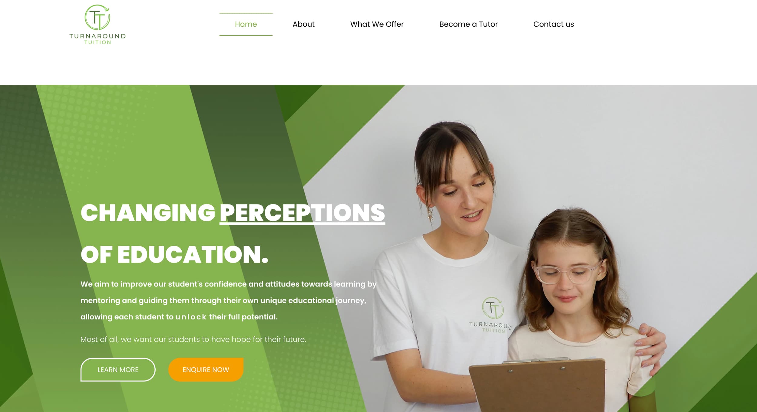 Turnaround Tuition case study